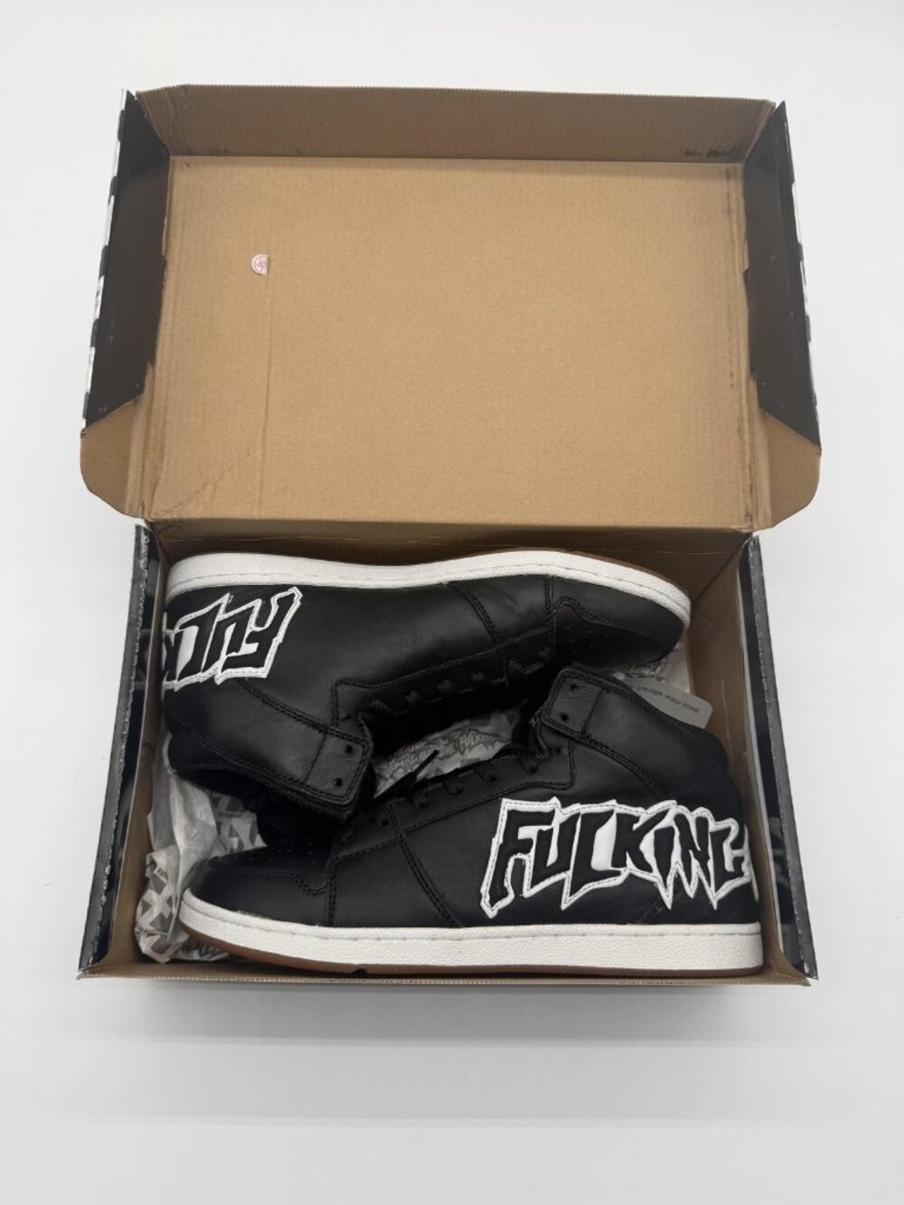 New Etnies Perry Plus FuckingAwesome Shoes Men's Size 9 Black Skate Sneakers
